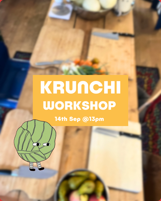 Kimchi Workshop – Learn & Lunch with Krunchi | Sunday 14th September @1pm
